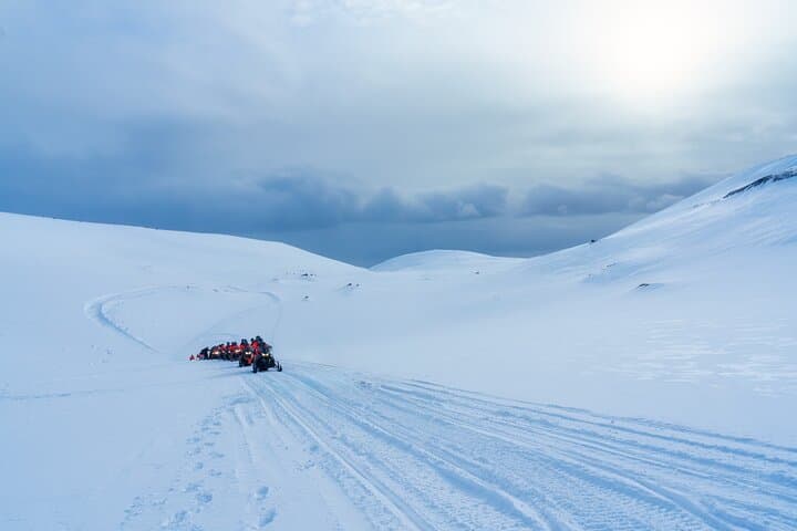 Snowmobile on a Glacier and Golden Circle in a Superjeep
