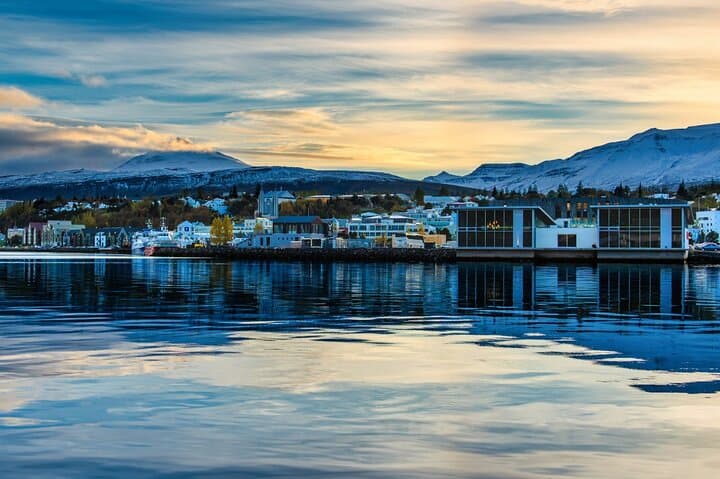 Harbor views showcase Akureyri’s strong connection to the sea