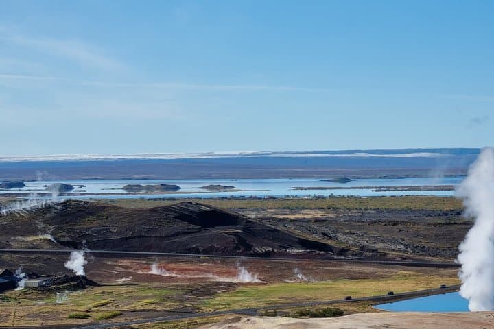Akureyri to Lake Myvatn and Nature Baths Small Group Tour