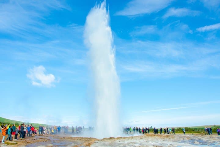 Private Golden Circle with Snowmobile Ride from Reykjavik