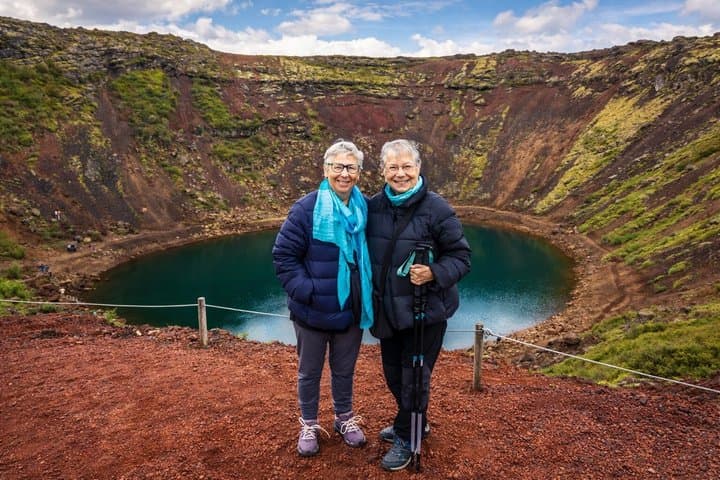 Golden Circle with 6 stops and Northern Lights Private Tour