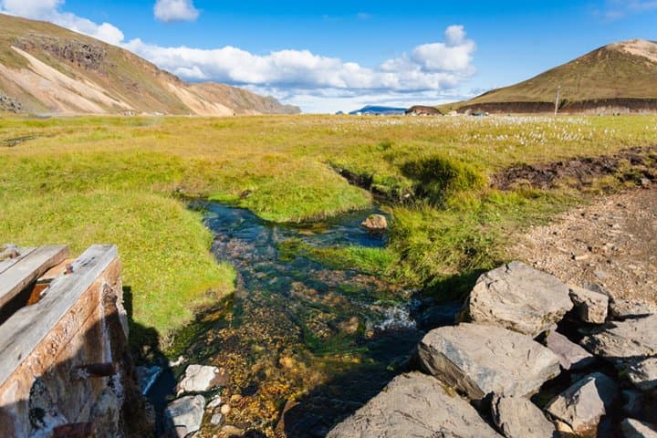 Landmannalaugar Highlands 4x4 Minibus Tour with Hot Spring Bath