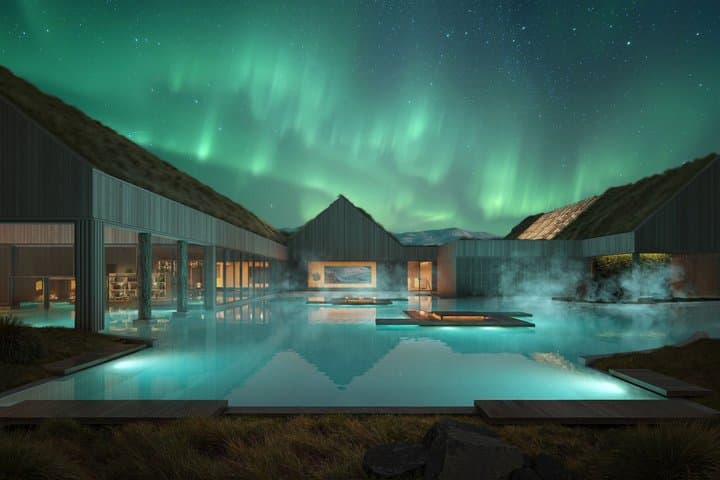 Reykjaböð Hot Springs Admission and Transfer from Reykjavík
