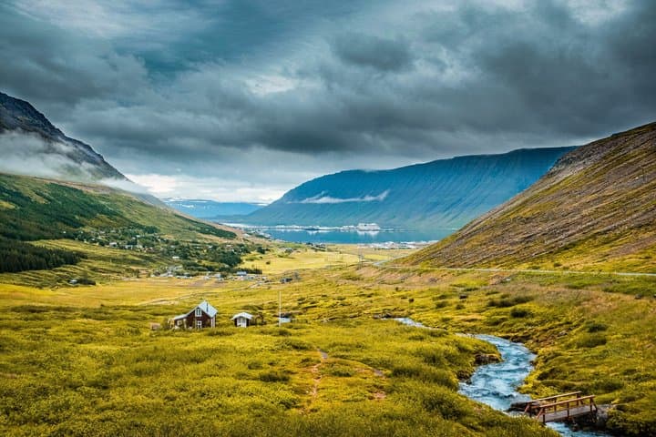 Iceland Solar Eclipse and Dynjandi Waterfall Tour from Isafjordur