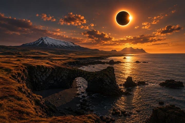 Reykjavik Small Group Solar Eclipse Tour Snæfellsnes Peninsula