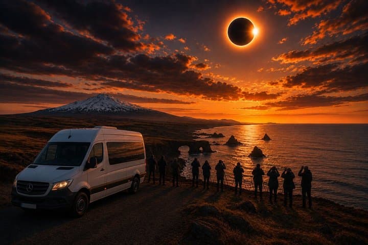 Reykjavik Small Group Solar Eclipse Tour Snæfellsnes Peninsula