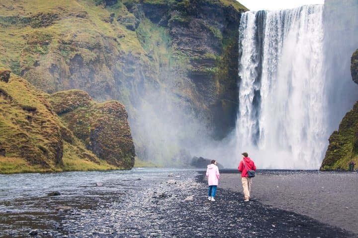 South Coast Day Tour Black Sand Beach & Waterfalls from Reykjavik