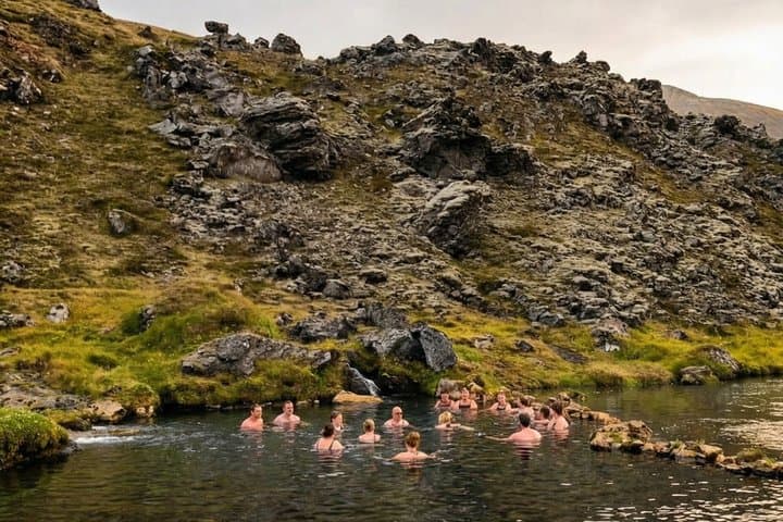 Reykjavík: Landmannalaugar Hike Paradise with Natural Hot Springs