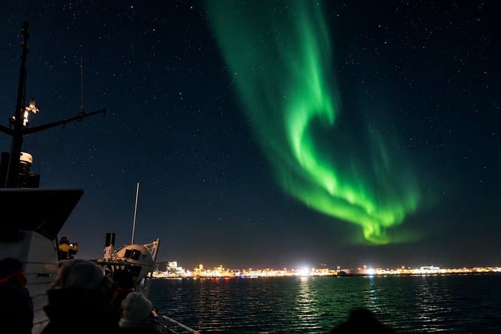 Northern Lights Boat Tour with Hot Chocolate and Free Retry