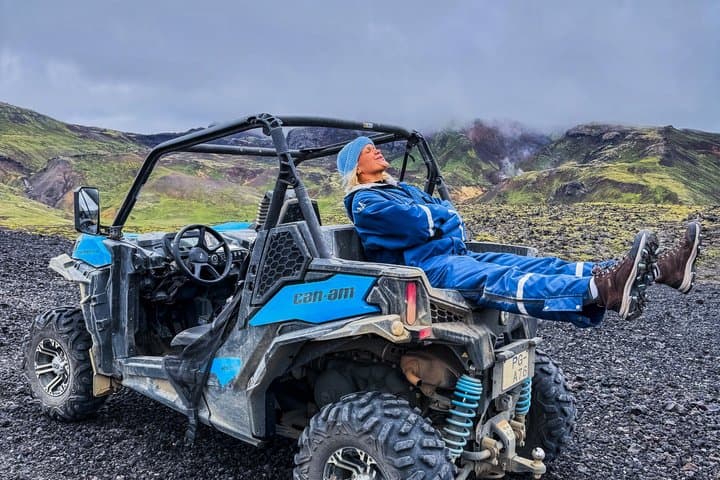 Buggy and Helicopter Combo Adventure in Reykjavik
